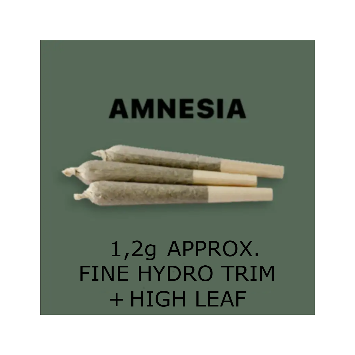 Joints CBD Pré-Roulés AMNESIA