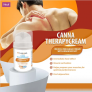 CANNA THERAPYCREAM CRÈME EFFET CHAUFFANT AU CBD ET CBG 50ML