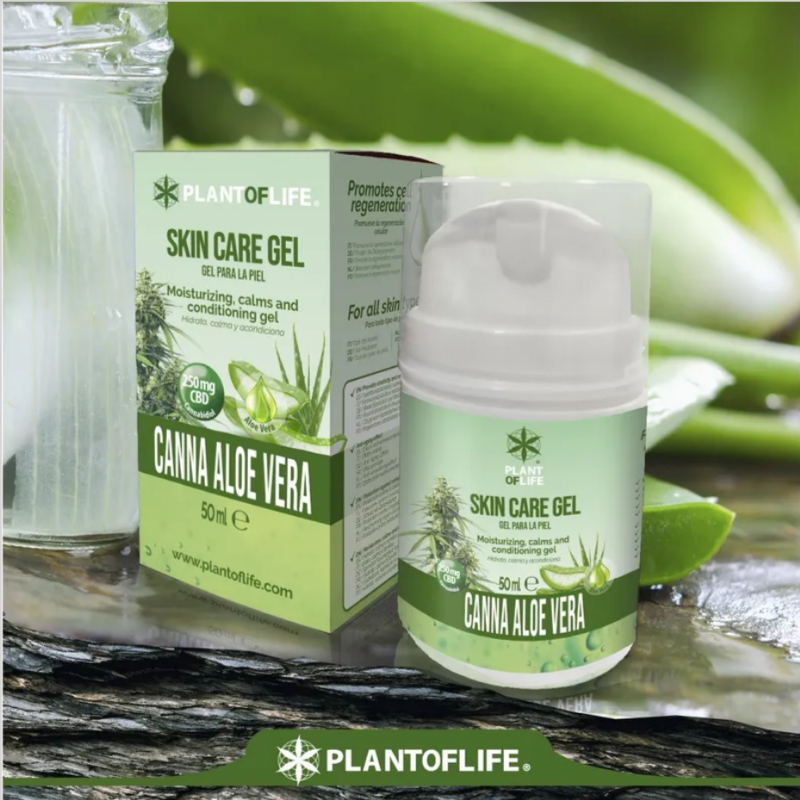 CANNA GEL D'ALOE VERA AU CBD 0,5% 50ML