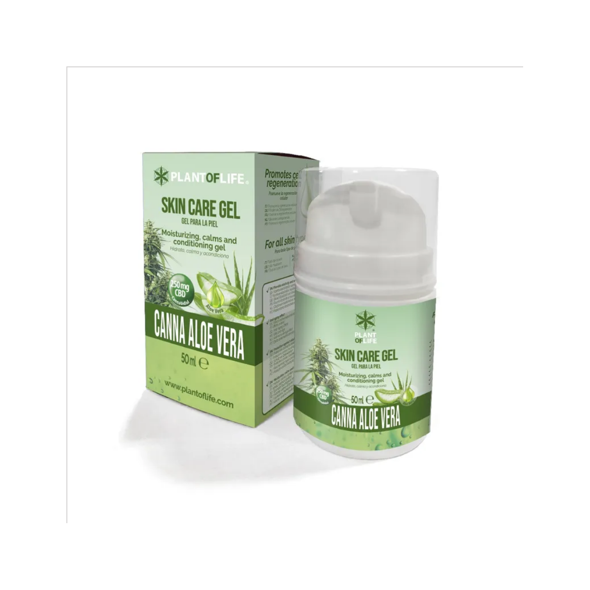 CANNA GEL D'ALOE VERA AU CBD 0,5% 50ML