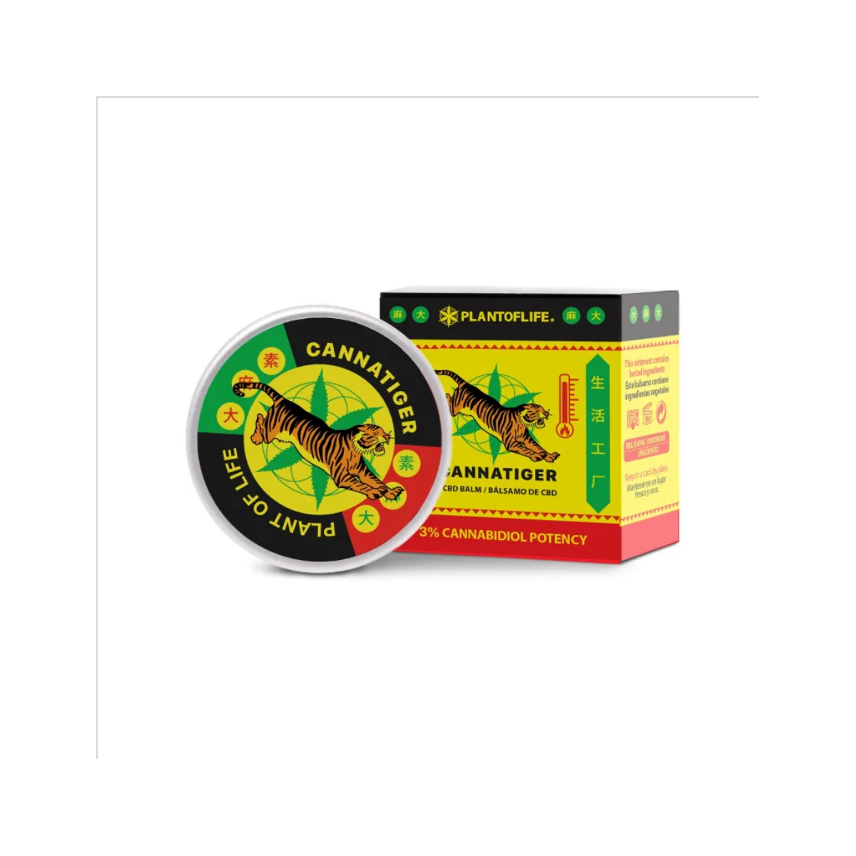 BAUME DU TIGRE CANNATIGER 3% CBD (360mg) 12ml