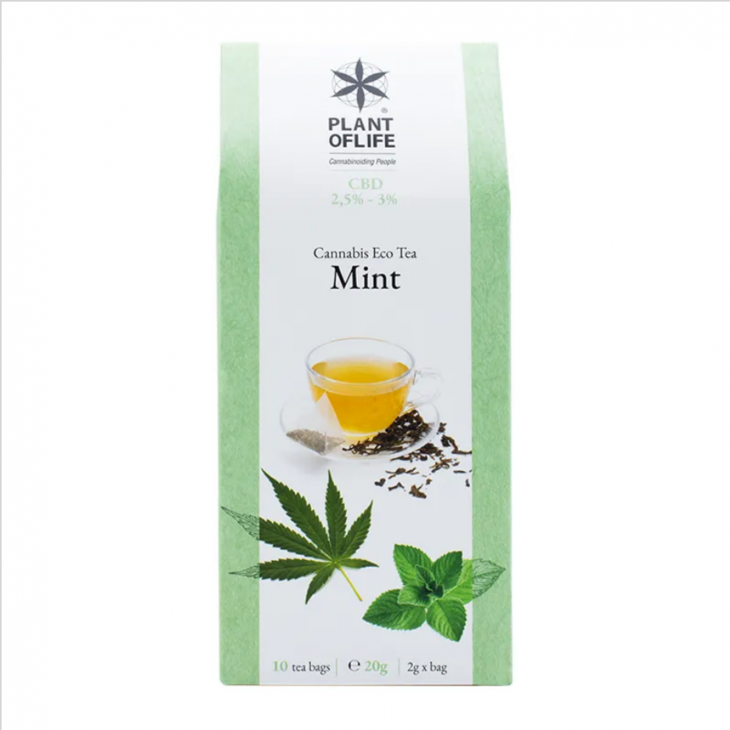 THÉ À LA MENTHE AVEC 3% CBD