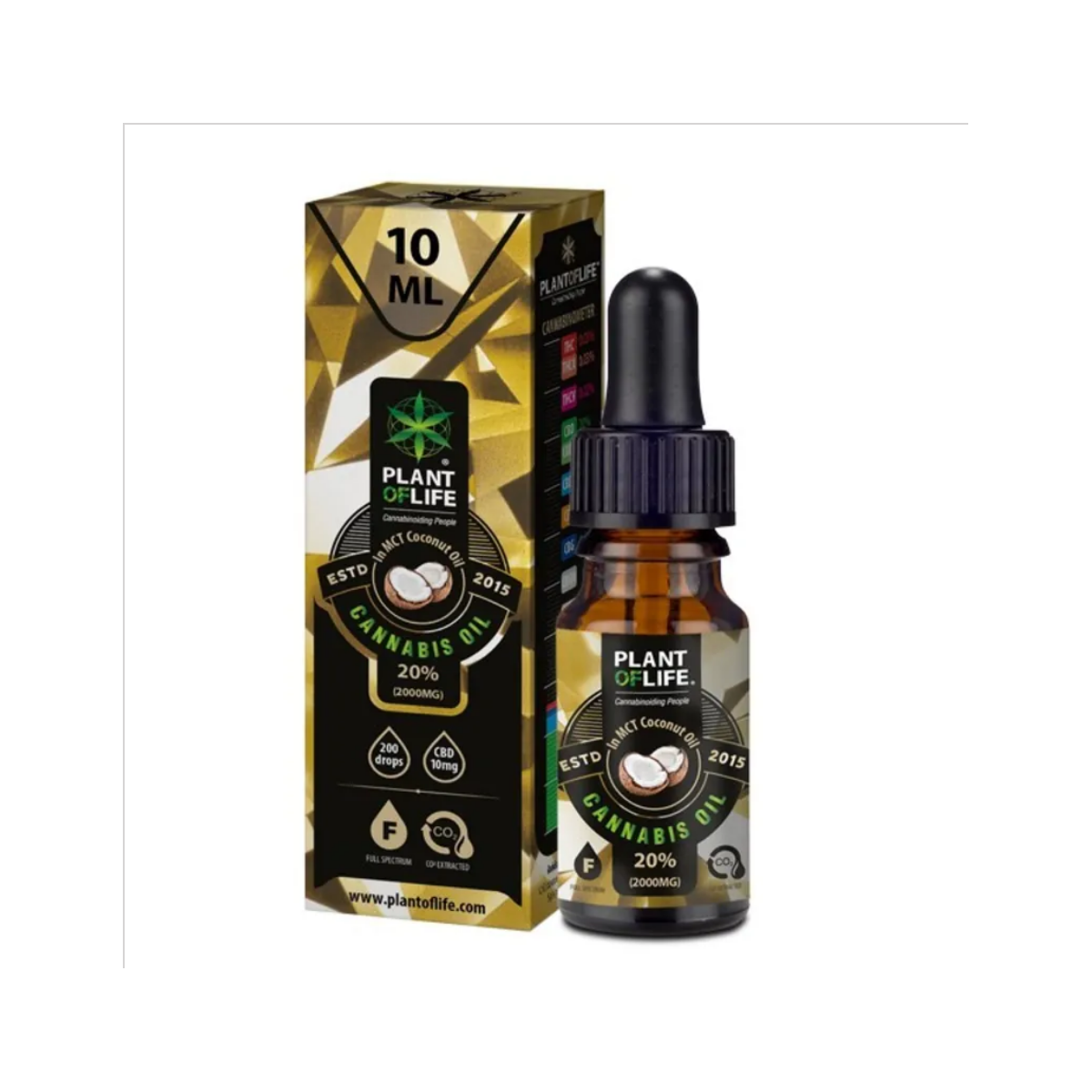 HUILE DE CBD ET COCO 20% 10 ML