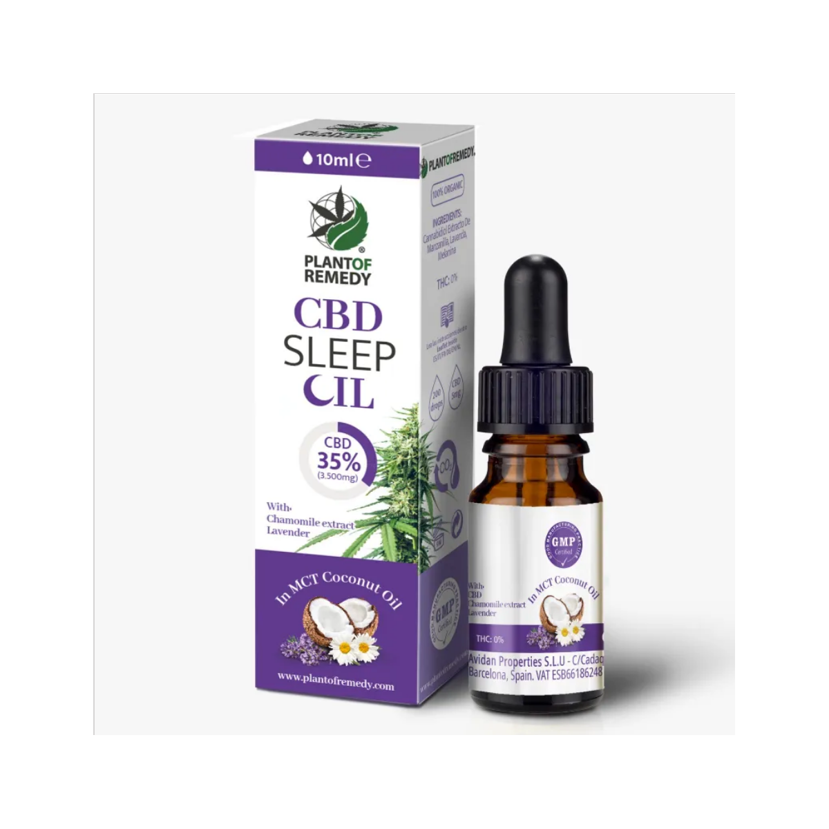 HUILE DE COCO CBD 35% CBD SLEEP 10ML