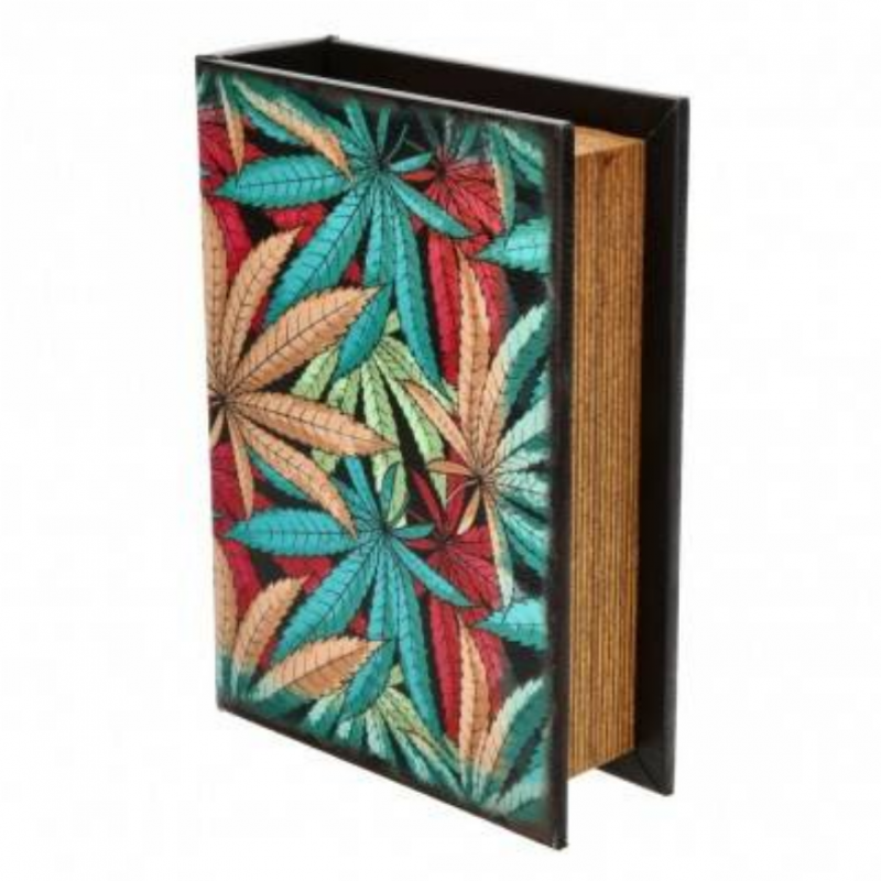 BOITE CACHETTE LIVRE CANNA LEAVES