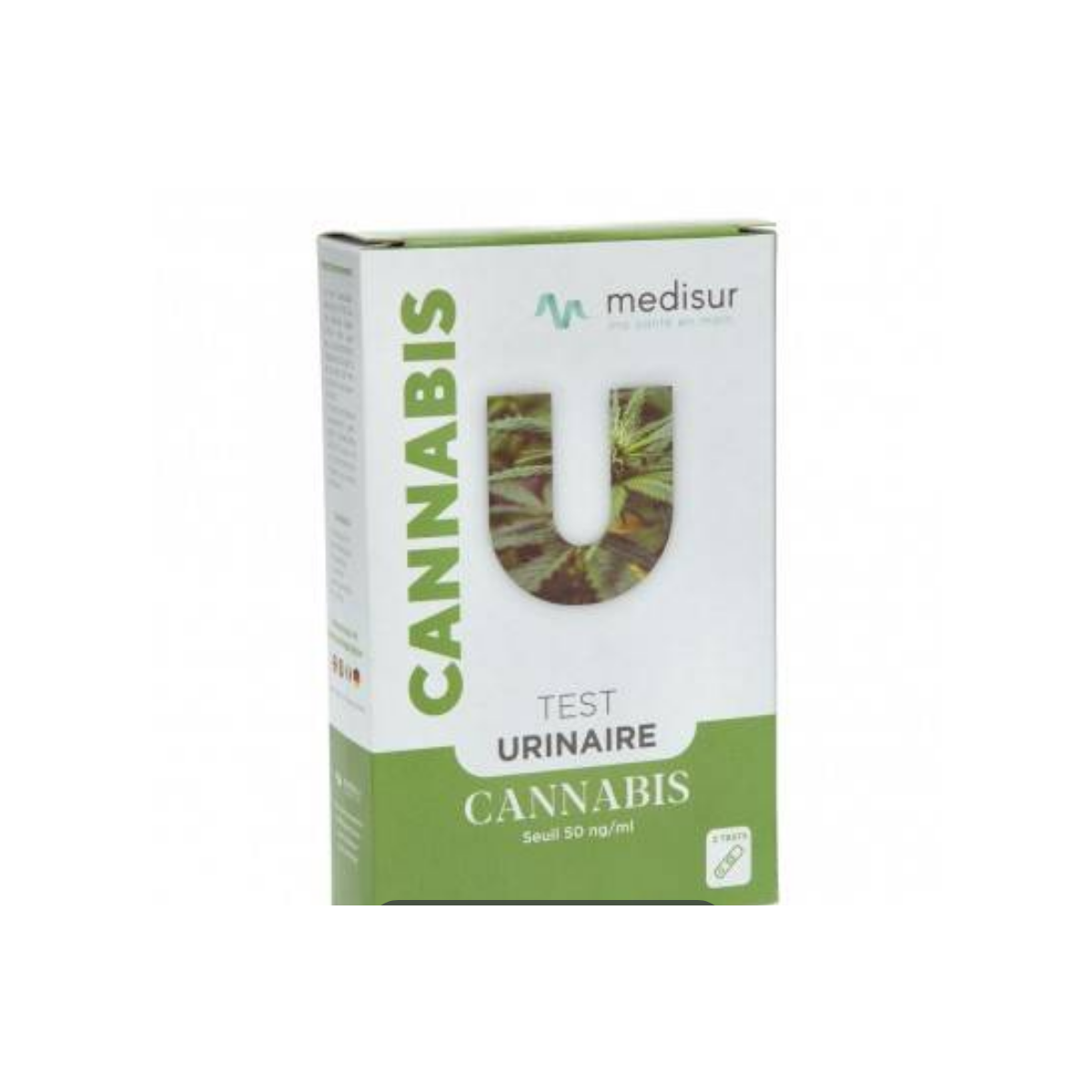 BOITE DE 2 TESTS URINAIRES CANNABIS