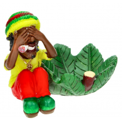 CENDRIER RASTA COVER YOUR EYES