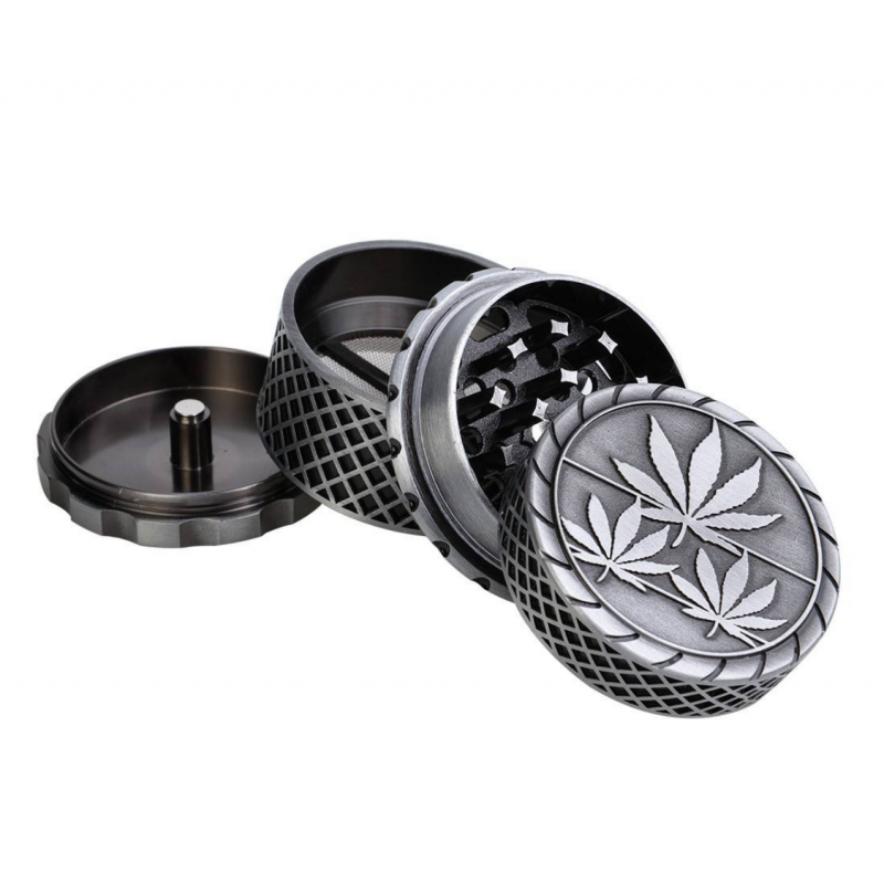 GRINDER METAL BRUSH LEAF 50MM RAINBOW