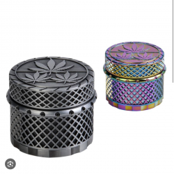 GRINDER METAL BRUSH LEAF 50MM RAINBOW