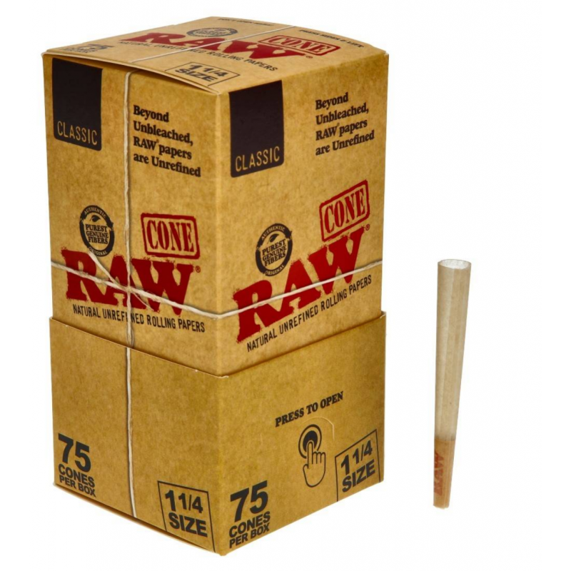 RAW CONE 75PK UN QUART 8CM