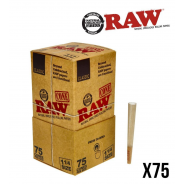 RAW CONE 75PK UN QUART 8CM