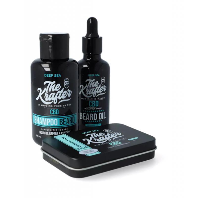 Coffret de soins pour barbe au CBD - The Krafter