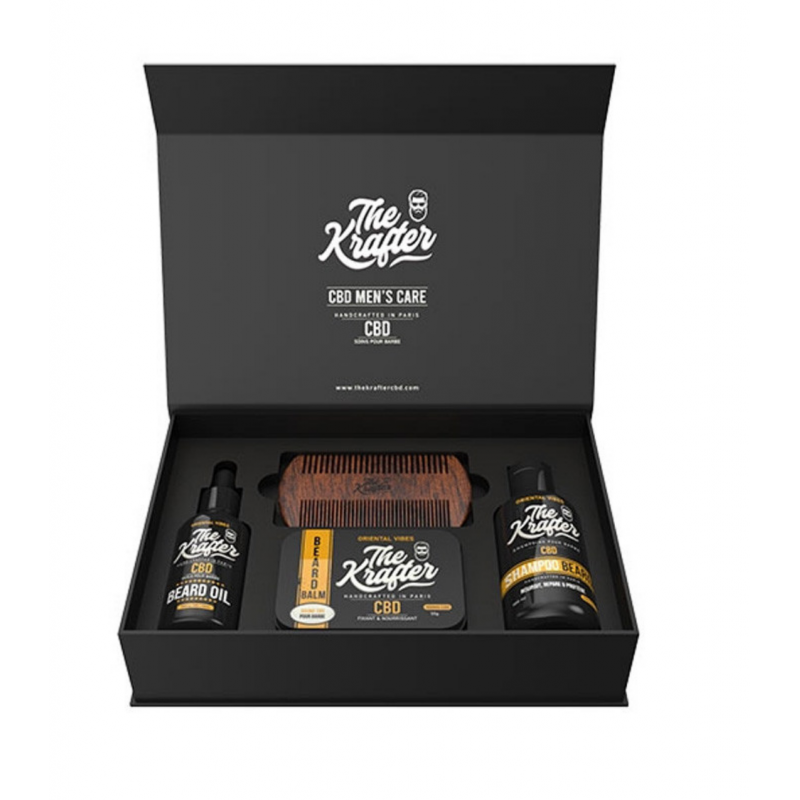 Coffret bien-être pour la barbe CBD - Oriental Vibes - The Krafter