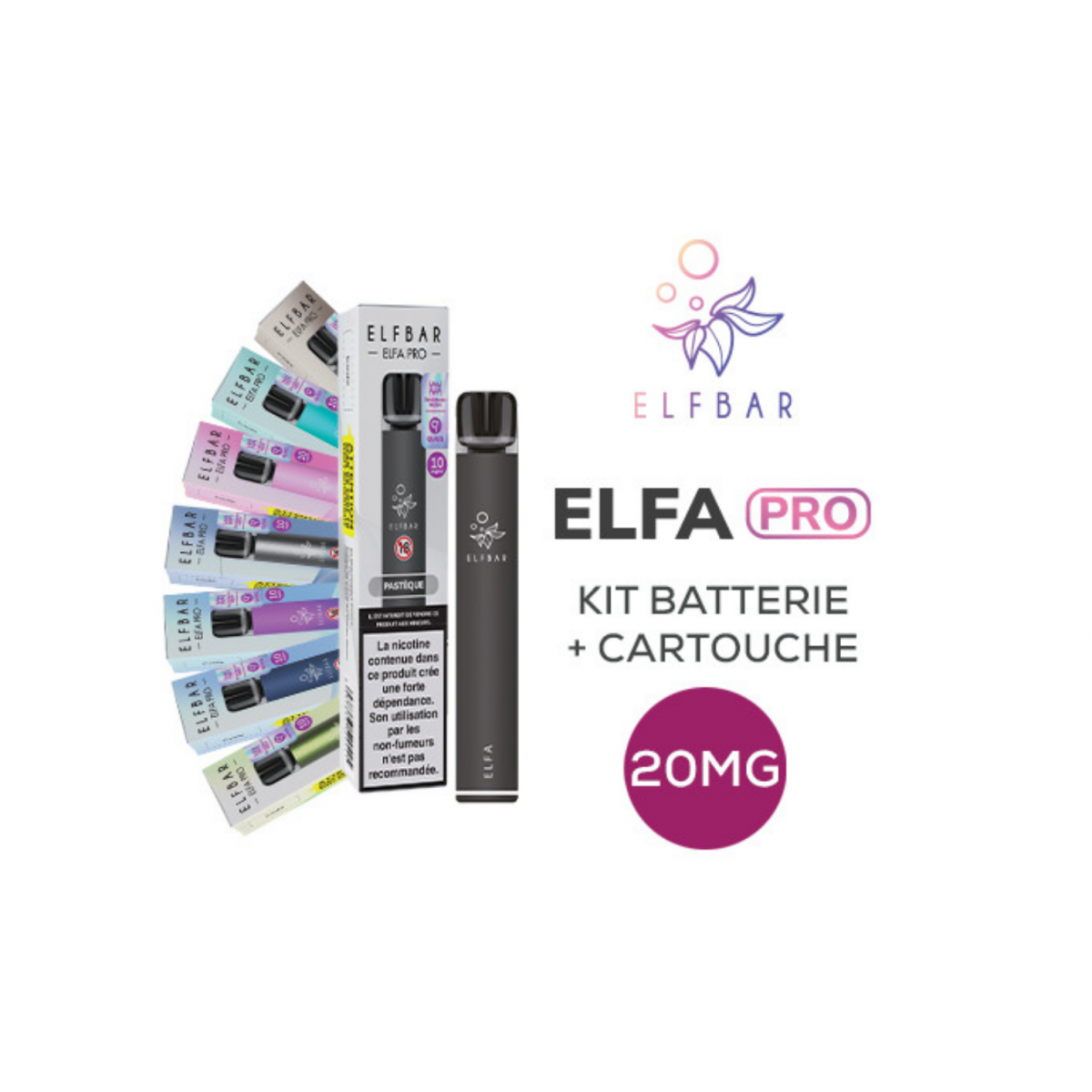 Kit Puff ELFA Pro 20mg ElfBar