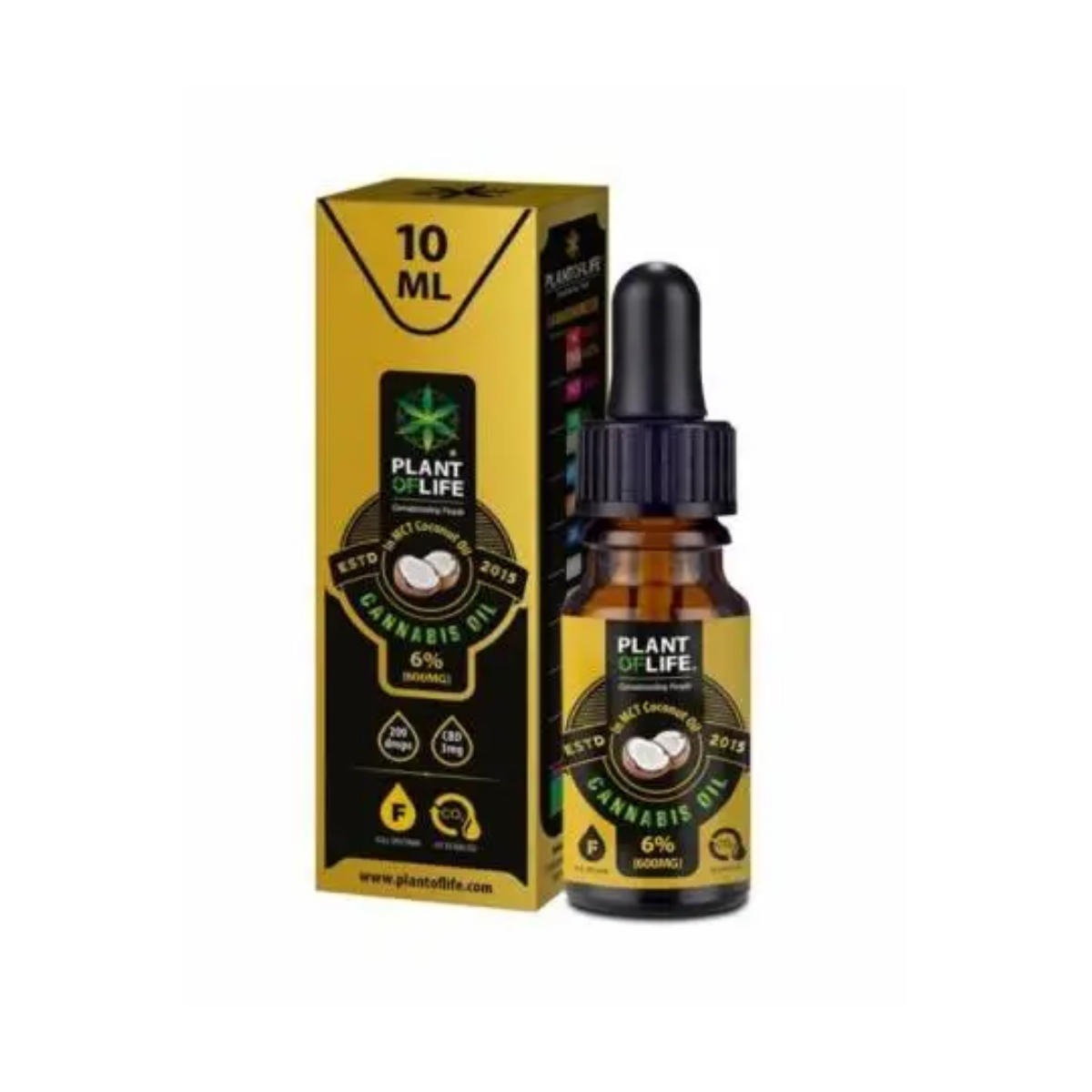 HUILE DE CBD ET COCO 6% 10 ML