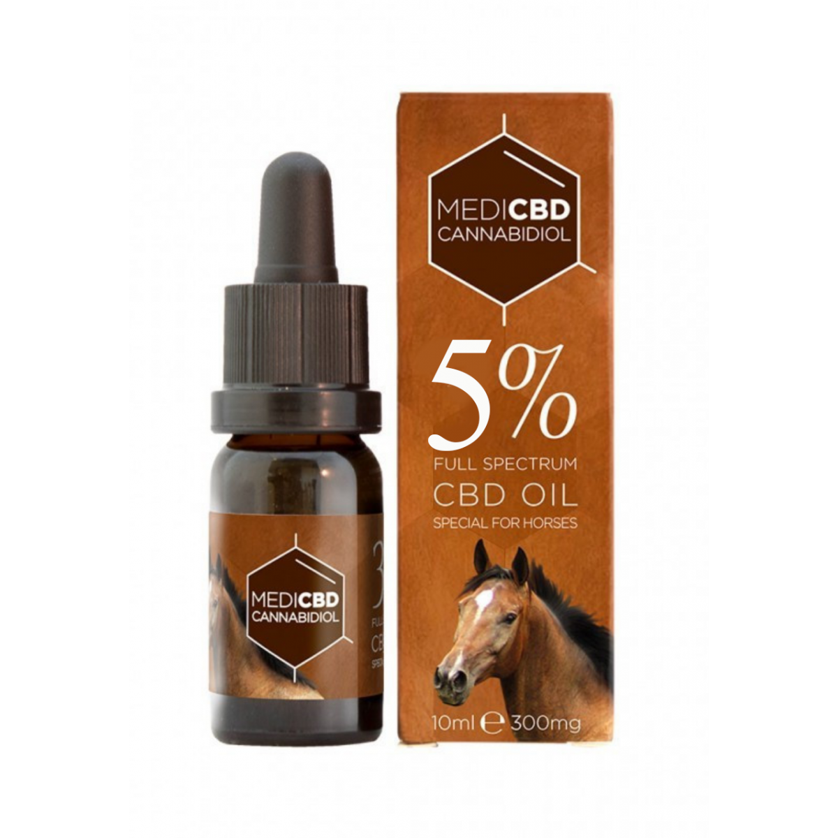 Huile de CBD pour chevaux 5%