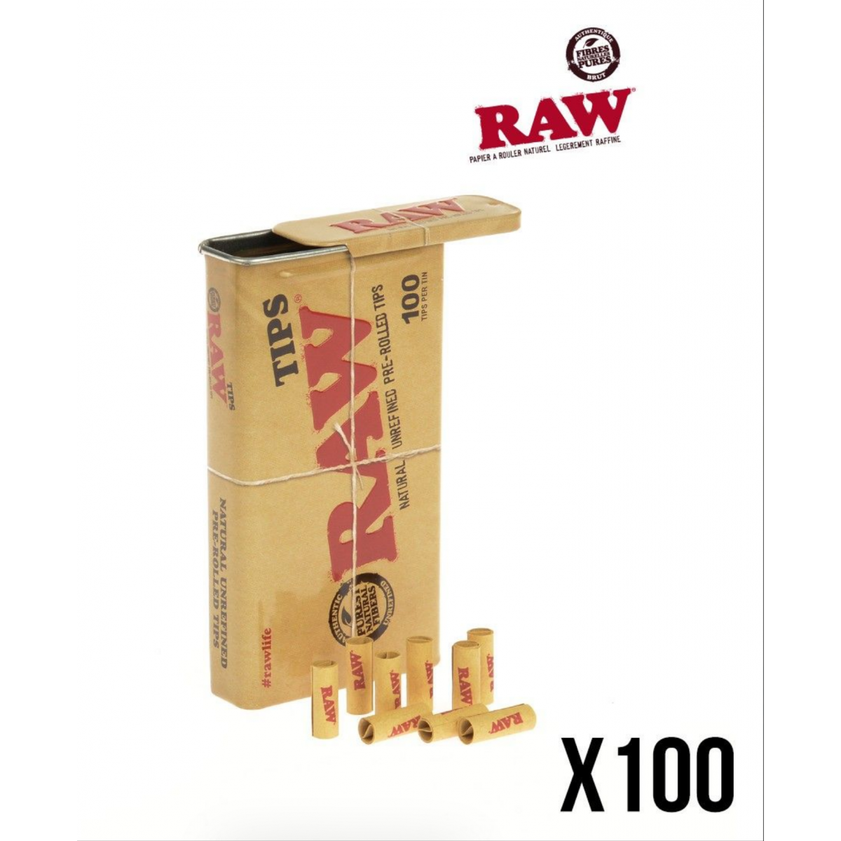 FILTRES RAW PRE-ROULES PAR 100