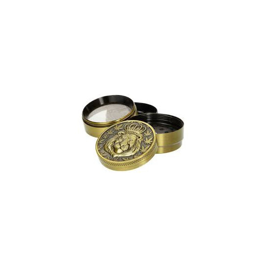 GRINDER FIREFLOW GOLD LION LEAF 50MM