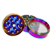 GRINDER FIREFLOW RAINBOW MOLECULE 50MM