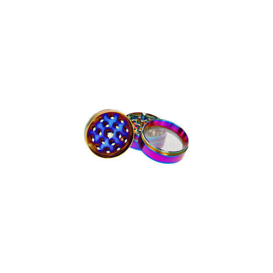 GRINDER FIREFLOW RAINBOW MOLECULE 50MM GRINDER FIREFLOW RAINBOW MOLECULE 50MM