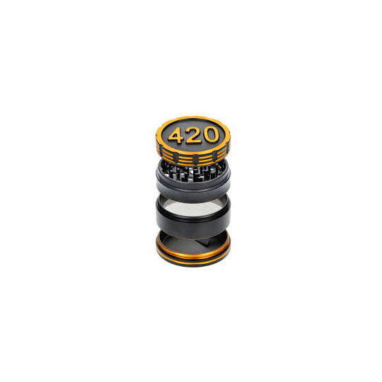 GRINDER METAL BLACK GOLD 420 60MM