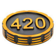 GRINDER METAL BLACK GOLD 420 60MM