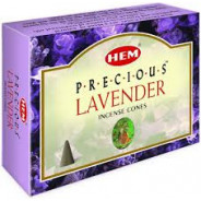 ENCENS HEM PRECIOUS LAVANDE CONES X10