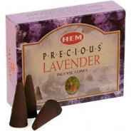 ENCENS HEM PRECIOUS LAVANDE CONES X10
