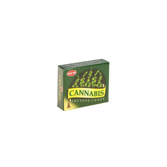 ENCENS HEM CANNABIS CONES X10