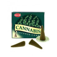 ENCENS HEM CANNABIS CONES X10