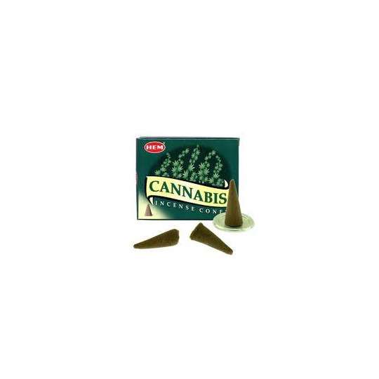 ENCENS HEM CANNABIS CONES X10