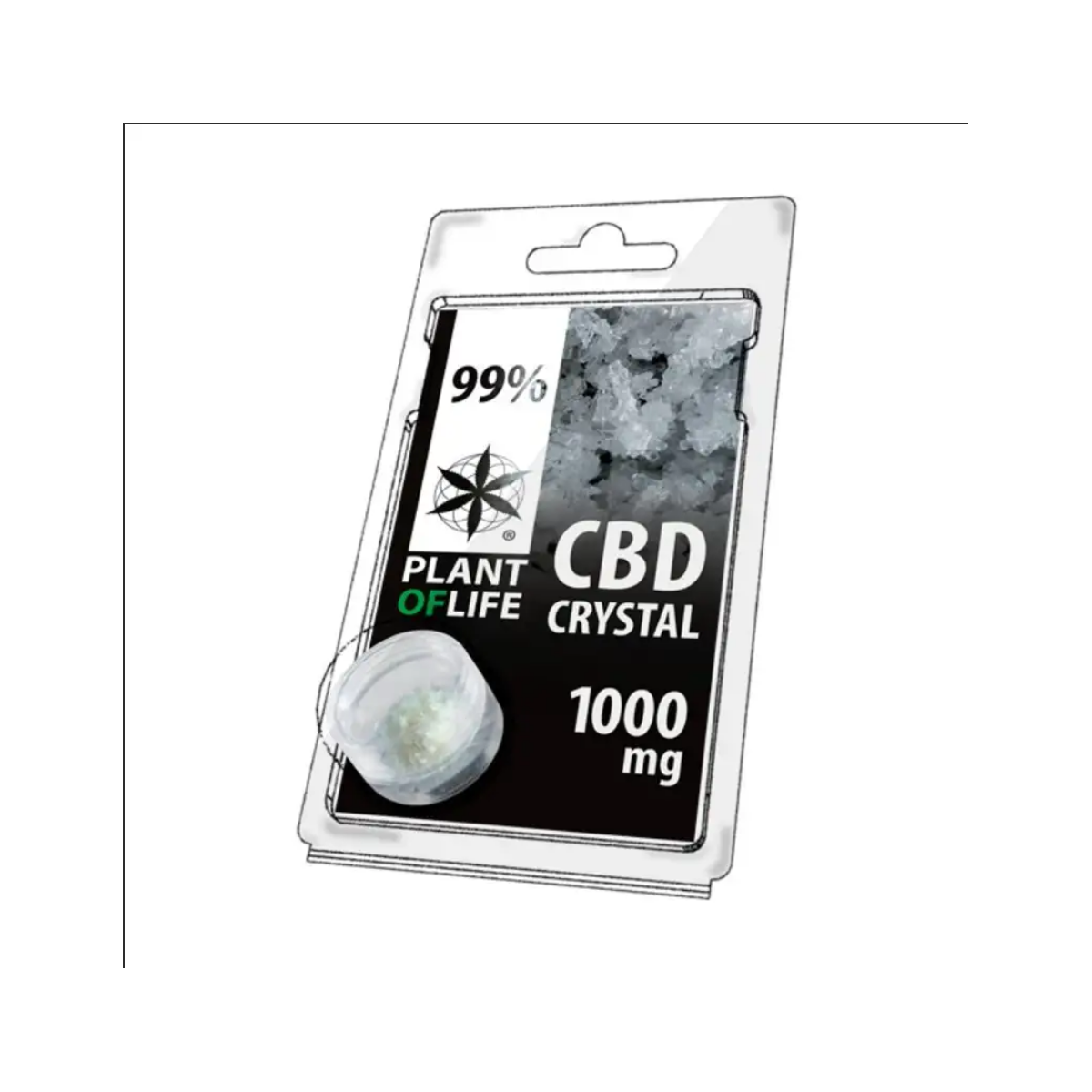 CRISTAUX DE CBD 99% 1000MG