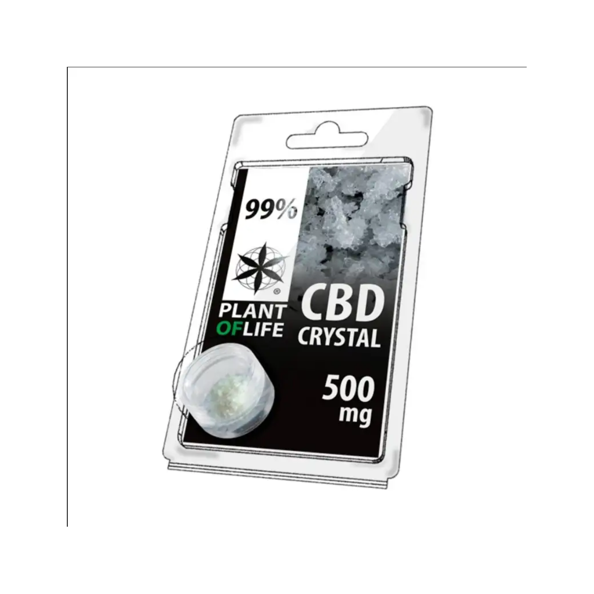 CRISTAUX DE CBD 99% 500MG